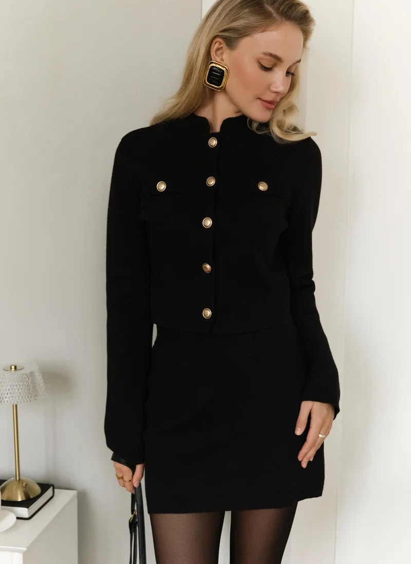 Lichi Straight mini jersey skirt