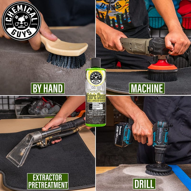 Chemical Guys Foaming Citrus Fabric Clean Carpet & Upholstery Cleaner (Car Carpets, Seats & Floor Mats), Safe for Cars, Home, Office, & More, Extra Large Size 32 fl oz, Citrus Scent - CWS20332 - Image 5