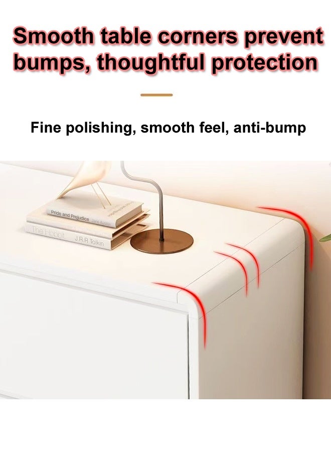 سي آند سي هوم خزانة تخزين بتصميم عصري متعدد الأغراض، خزانة أدراج خشبية متينة، رف تخزين منزلي، رف عرض تخزين واسع مع بابين لغرفة المعيشة وغرفة الطعام 120 × 40 × 80 سم - Image 4