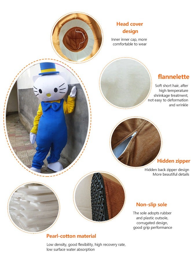 جساي تويز كارتون قطة فاخرة للبالغين كوزبلاي دعم أزياء حفلة كرنفال تميمة حظ - Image 2