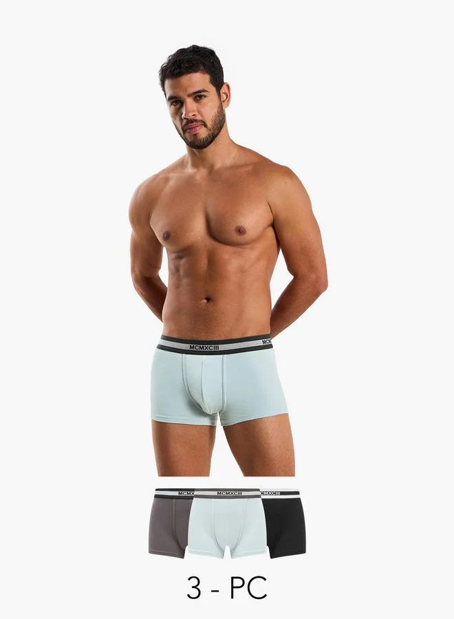 سبلاش فيڤ Men Printed Waistband Hipster Briefs - Pack of 3