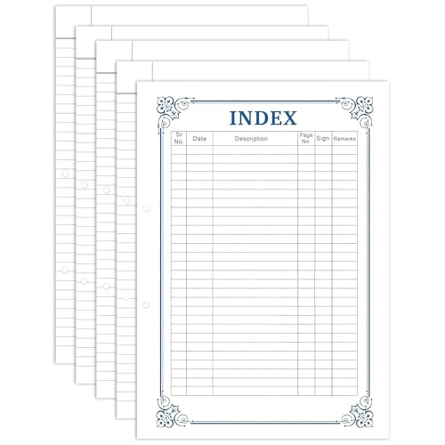 Lakeer A4 Ruled White Project Sheets Loose Leaf Filler Paper, 200 Sheet, 11.3 x 8.7 Inch, (Single Side Ruled), for Art & Craft, Project, Presentation, Etc, - Image 1