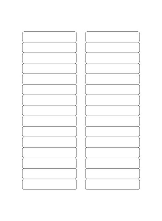 MACO Laser/Ink Jet White File Folder Labels, 2/3" x 3-7/16", 30 per Sheet, 1500 per Box (ML-FF31) - Image 3