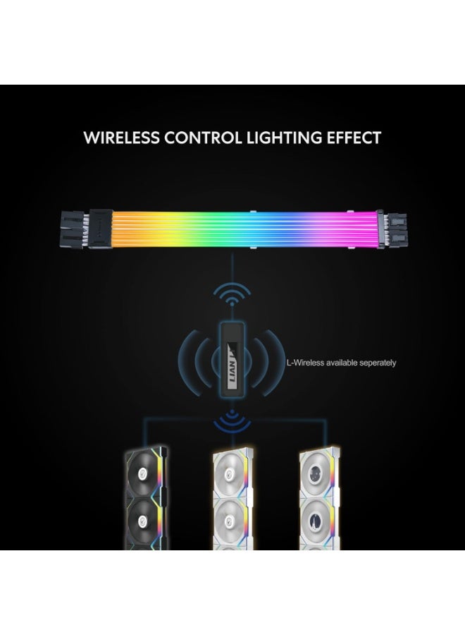 ليان لي كيبل تمديد طاقة لاسلكي بـ8 دبابيس من ستريمر (PW8-1W) - كيبل تمديد طاقة RGB قابل للعنونة - تحكم لاسلكي 2.4GHz - وحدة التحكم اللاسلكية غير متضمنة وهي مطلوبة. - Image 3
