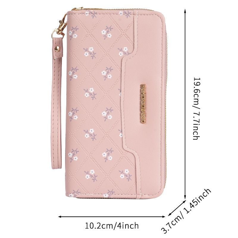 Multifunctional Solid Color PU Leather Wallet, RFID Blocking Design Portable Daily Storage Purse for Cards Cash Coin Business Use - Image 3