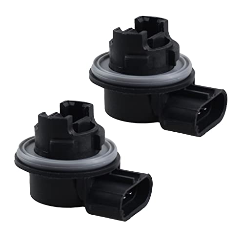 HERCOO Parking Turn Signal Light Socket Front Blinker Lamp Holder Compatible with Ford F250 350 Super Duty 1999-2003 - Image 1