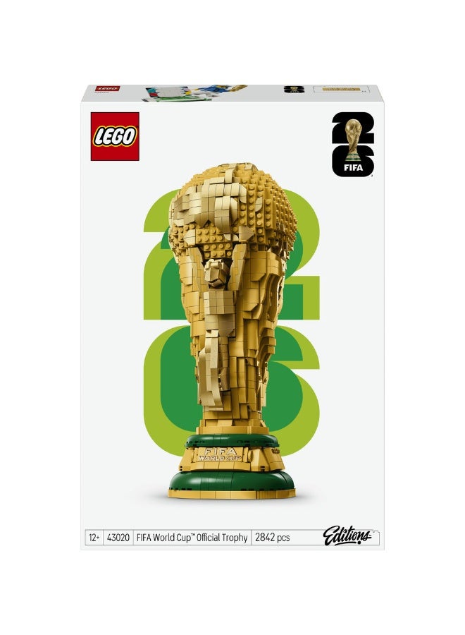 LEGO Editions FIFA World Cup Official Trophy Model Kit 43020 (Age 12+, 2842 Pieces) - Image 2