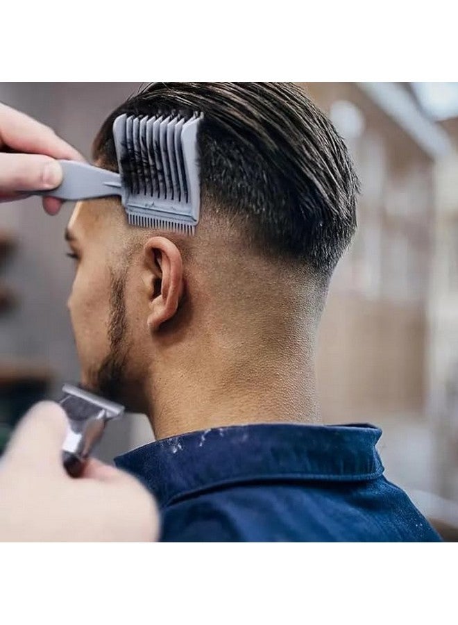سيرو مشط شعر CERO ® ثلاثي الأبعاد مطبوع بأسنان واسعة ومناسب لمعظم أنواع الشعر (بلاستيك PLA أسود) - Image 2
