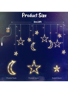 Moon Star Ramadan LED Lights, Eid Decorations for Home, Window Curtain String Light, Eid Hanging Decorations, Eid Lights, Ramadan Decorations for Home - pzsku/ZA3162CE584785A4CF318Z/45/1741233382/4234f6b2-105a-468c-a503-e54d2a68c805