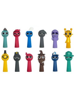 Y&D 12 Pcs Sprunki  Figure Toys The Sprunki  Action Figure Toys For Fans Boys And Girls Best Gifts Sprunki Series Figures Model Birthday Cake Toppers 