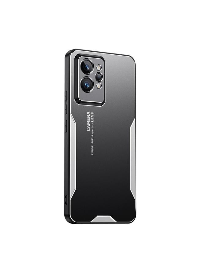 S-TOP Case For Realme GT2 Pro Blade Series TPU Hybrid Metal Phone Case - Image 1