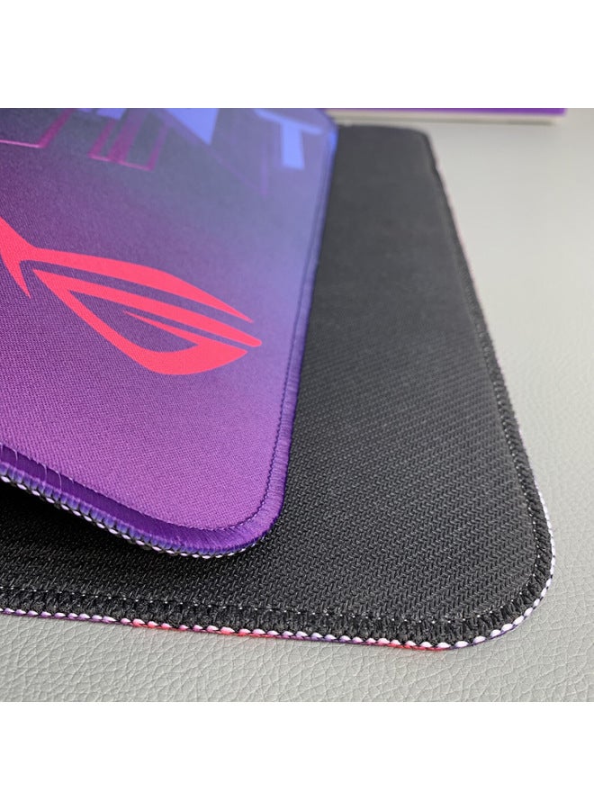 ROG Special Game Super Mouse Pad 4mm Thick Lock Edge Cloth Office Large Wholesale-Color:350x 300x 4mm Edging-Pattern:ROG 【10-19】  - Image 4