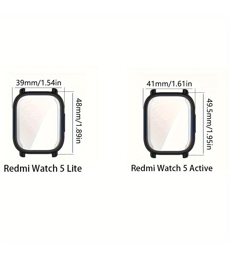 Transparent Full TPU Shell Case For Redmi Watch 5 Lite Smart Sports Watch - Image 2