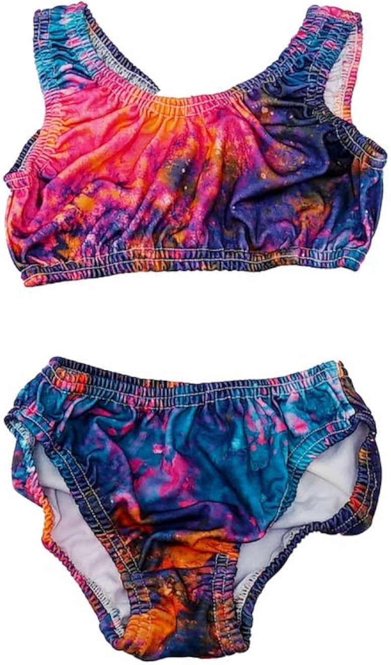 Perfect M-701-82 Girls Cut Out Swimsuit 3 Years 4 Years - Multi Color