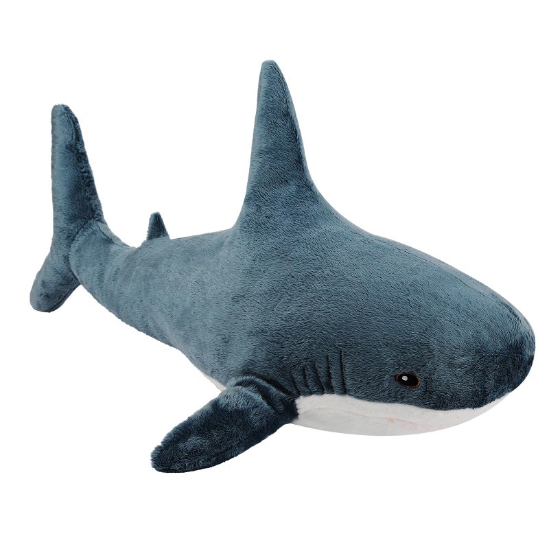 MUPI Shark Stuffed Animal Plush 11 Cute Shark Toy Plush Pillows Soft Cotton Sharks Plushies Ocean Sea Animal Doll Gifts for Boys Girls Kids AdultsNavy Blue - Image 3