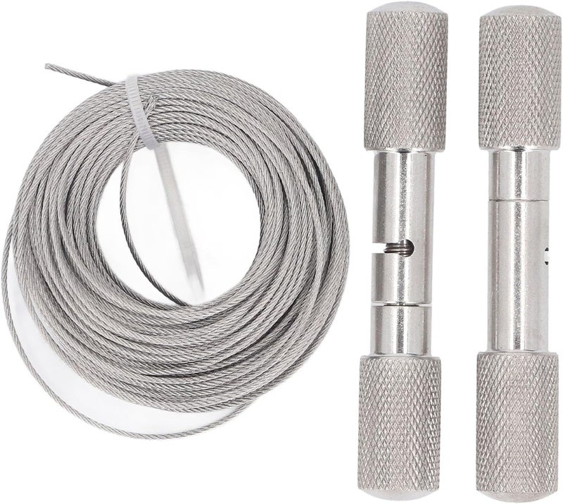 Sheep Horn Wire Saw, Stainless Steel Portable Camping Removal Cable Hand Saw with Handle and Storage Box Handheld Cattle Horn Trimming Wire for Farms Garden Yard Hiking 49.2FT - Image 3