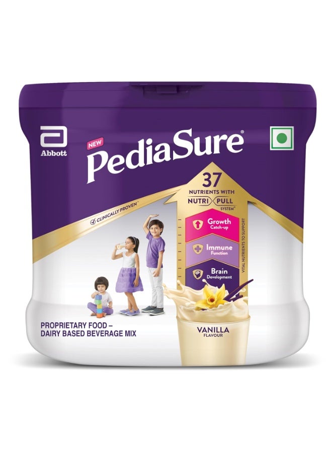 بدياشور مسحوق مشروب "بيدياشور" (Pediasure) للصحة والتغذية - عبوة 200 جم بنكهة الفانيليا - تغذية متكاملة ومتوازنة لنمو الأطفال، يدعم زيادة الوزن والطول، ويعزز وظائف الجهاز المناعي وتطور الدماغ. - Image 1