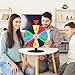 Enayplon 12 Inch 10 Slot Prize Wheel Spinning Wheel for Prize Prize Wheel Spinner with Stand Tabletop Spinner Wheel with Dry Erase Markers and Eraser Carnival Spin Wheel for Trade Show Fortune Spin Game - Image 4