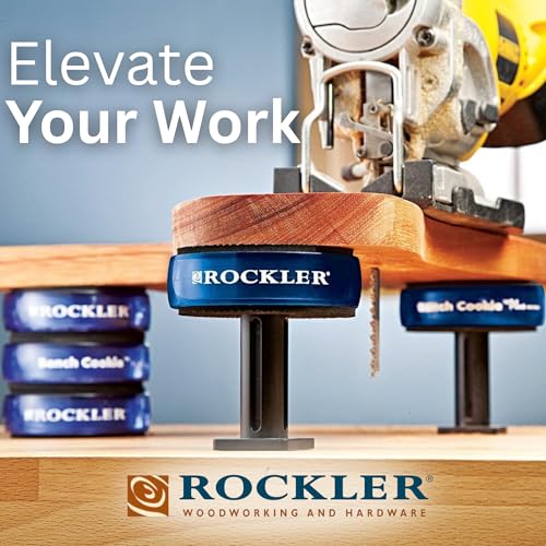 Rockler Work Bench Cookies Plus Work Grippers (4 Pack) – Rockler Bench Cookies Protect Workpiece from Scratches and Benchtop Debris - Woodworking Kit for Most Average-Sized Panels - Image 5