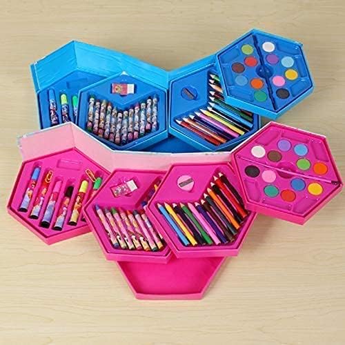 PANSHUB Art SetColors Box Color PencilCrayonsWater ColorSketch Pens Set Of 46 Pieces For Boys And Kids Best Birthday GiftReturn GiftMulticolor Pack of 1 - Image 2