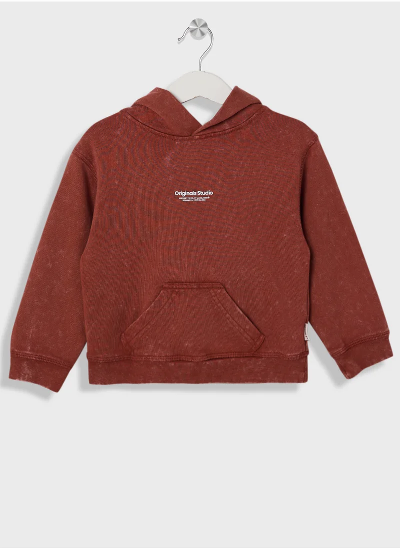 جاك وجونز جونيور Kids Jorvesterbro Wash Logo Hoodie