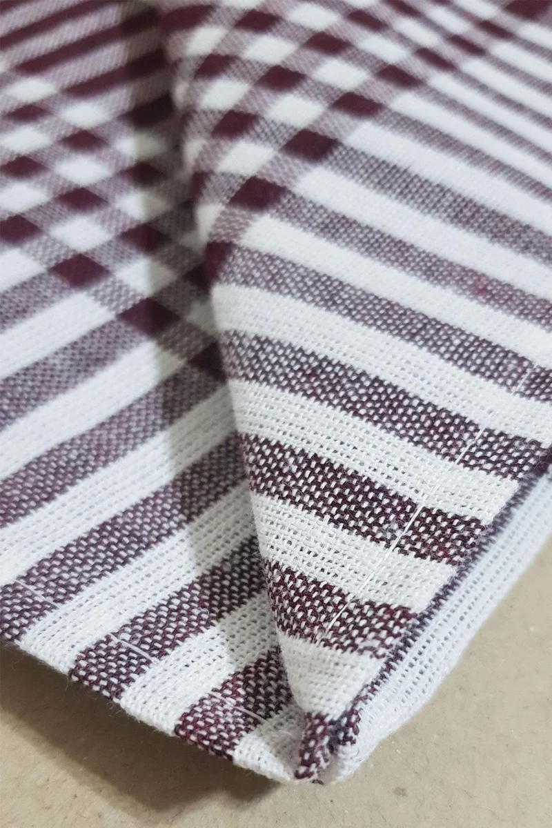 كوتن كونسيبت 10-Piece Gingham Kitchen Hand Towels and Drying Cloths 50x70 Cm
