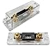 Ohleats 2 PCS ANL Fuse Holder with ANL Fuse 024 Gauge AWG inLine ANL Fuse Holder with 150 Amp Fuse ANL Fuse Fuse Holder Block for Alarm Audio Amplifier Car Accessories 150A - Image 2