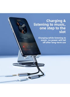 Generic Type C To 3.5 Headset Charging 2-in -1 Adapter For Iphone 15 TYPE-C Phone Adapter-Color:10W（C+3.5)  - Image 4