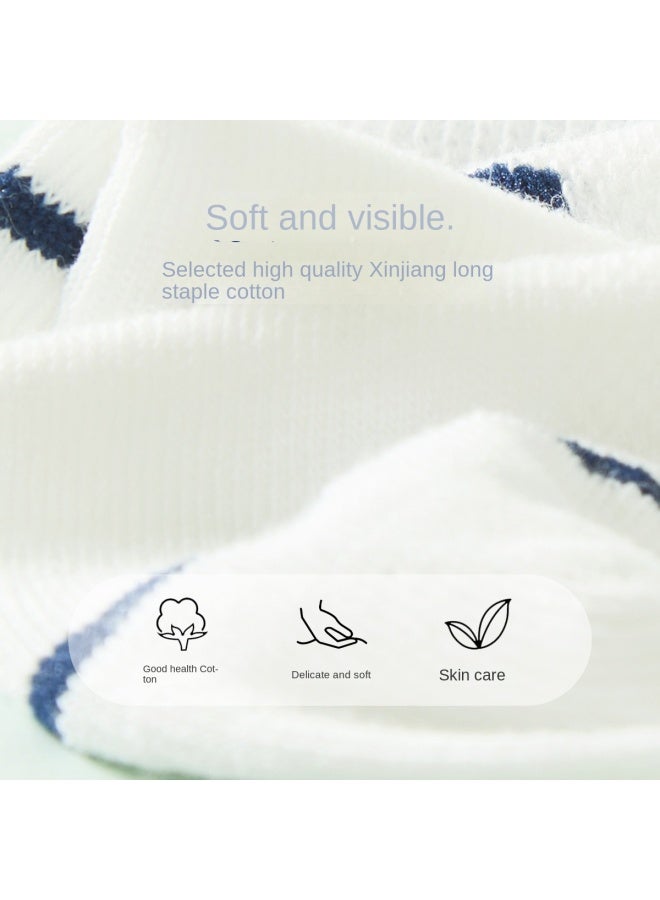 Fenton Sporty & Cool】5-pack Versatile Cotton Thin Breathable Soft Kids' Mid-crew Socks For Boys - Image 4