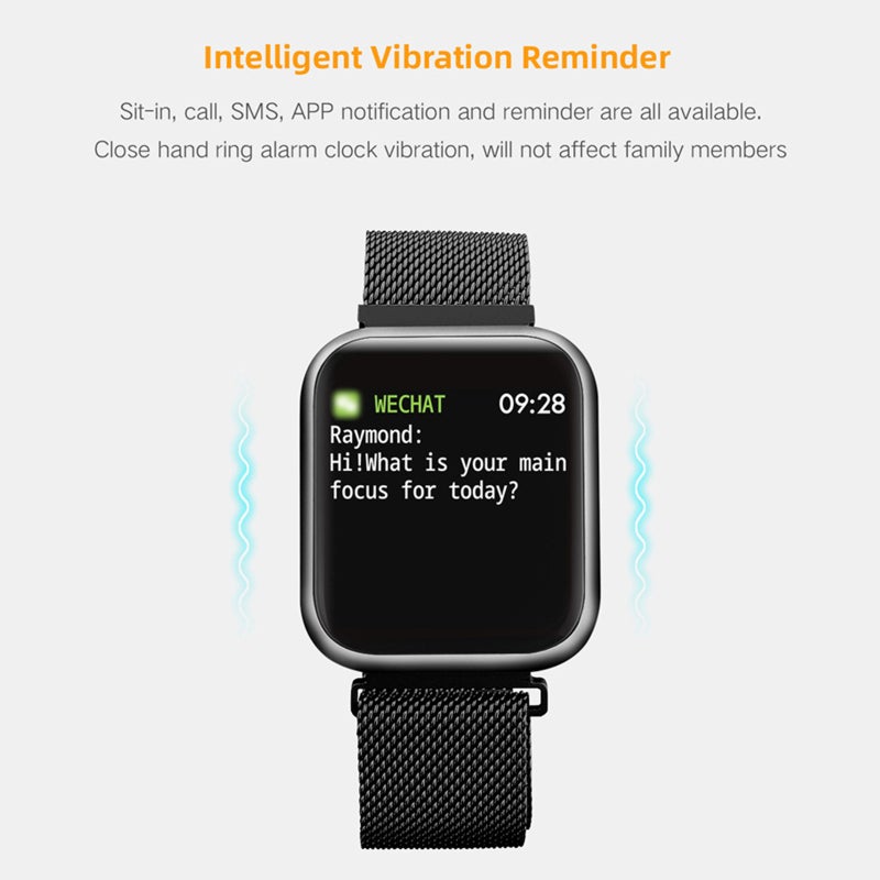 Smart Bracelet 1.3 Inch Full-Touch Screen Fitness Tracker Bracelet - IP68 Waterproof Sport Watch with Health Monitor for Daily Use - Image 4
