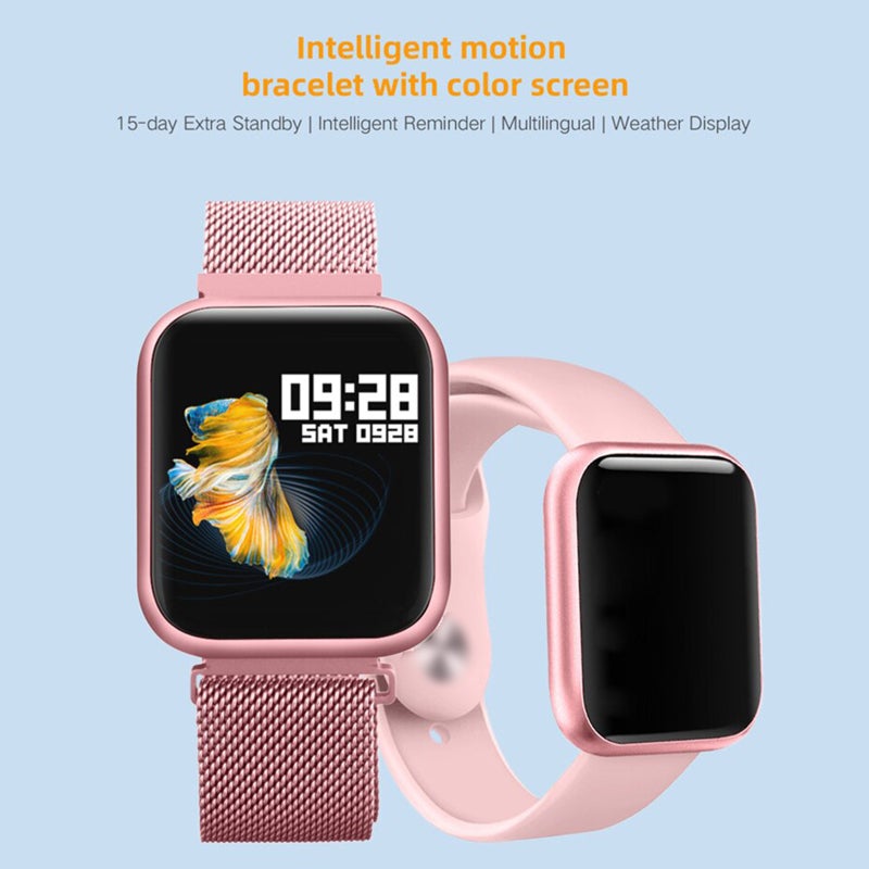 Smart Bracelet 1.3 Inch Full-Touch Screen Fitness Tracker Bracelet - IP68 Waterproof Sport Watch with Health Monitor for Daily Use - Image 2