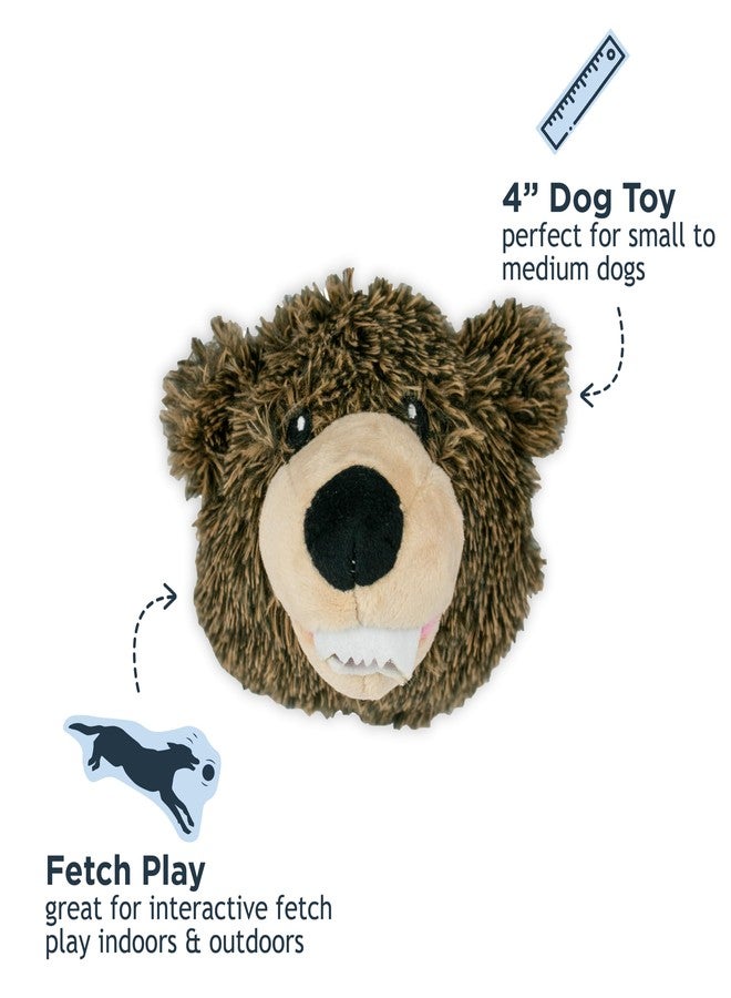 Tall Tails 2-in-1 Fetch Ball Dog Toy, Grizzly - Image 2