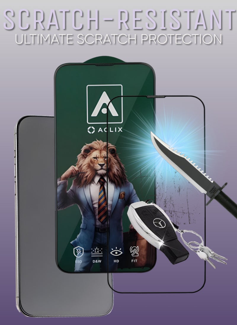 ACLIX Antistatic ESD Dustproof Premium Quality High Definition Tempered Glass Screen Protector Designed For  iPhone 15 - Image 3