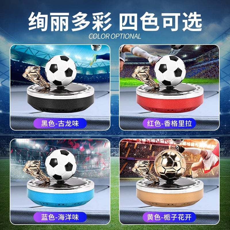 Solar Car Perfume Football Golden Boots Ornaments Solar Football Aromatherapy Car Ornaments Football Aromatherapy - Image 5