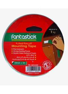 Fantastick Fantastick Double Sided Adhesive Mounting Tape, Green - ‎FK-M245N(24MM x 5M)  - Image 1