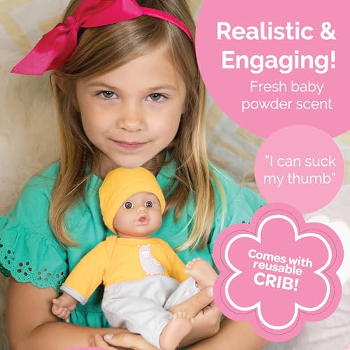 Adora Sweet Baby - 11” Soft & Cuddly Baby Doll, Realistic Features, Gentle Scent, Machine Washable, Lightweight & Easy to Hold | Adorable Playmate (Llama) - Image 4