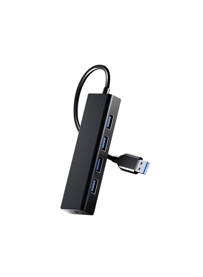 BURAQ 4 X USB 2.0 Ports HUB Converter, Cable Length: 15cm,Style： Without Light Bar - Image 1