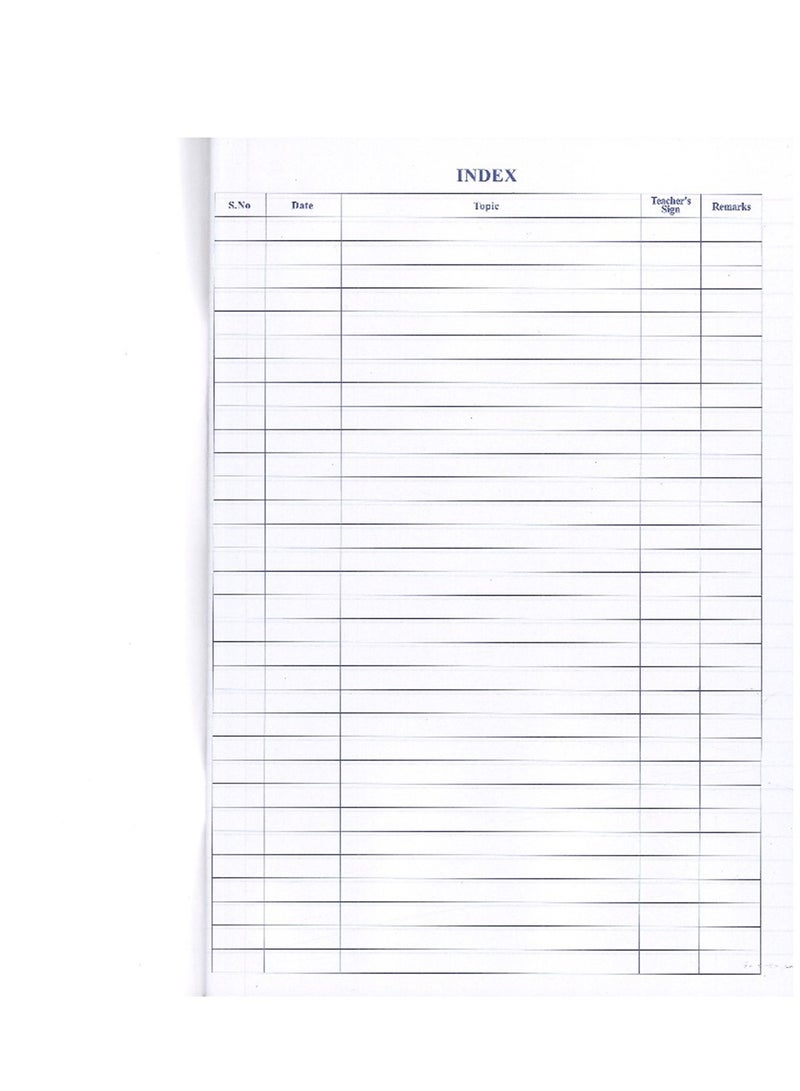 Sadaf دفتر ملاحظات مفرد بخط واحد 6 قطع مع هامش أيسر 200 صفحة بألوان متنوعة - Image 4