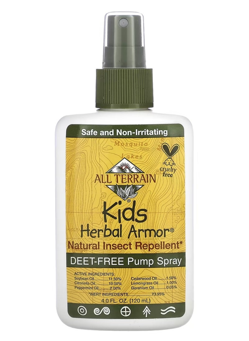 All Terrain Kids Herbal Armor Natural Insect Repellent 4 fl oz 120 ml 