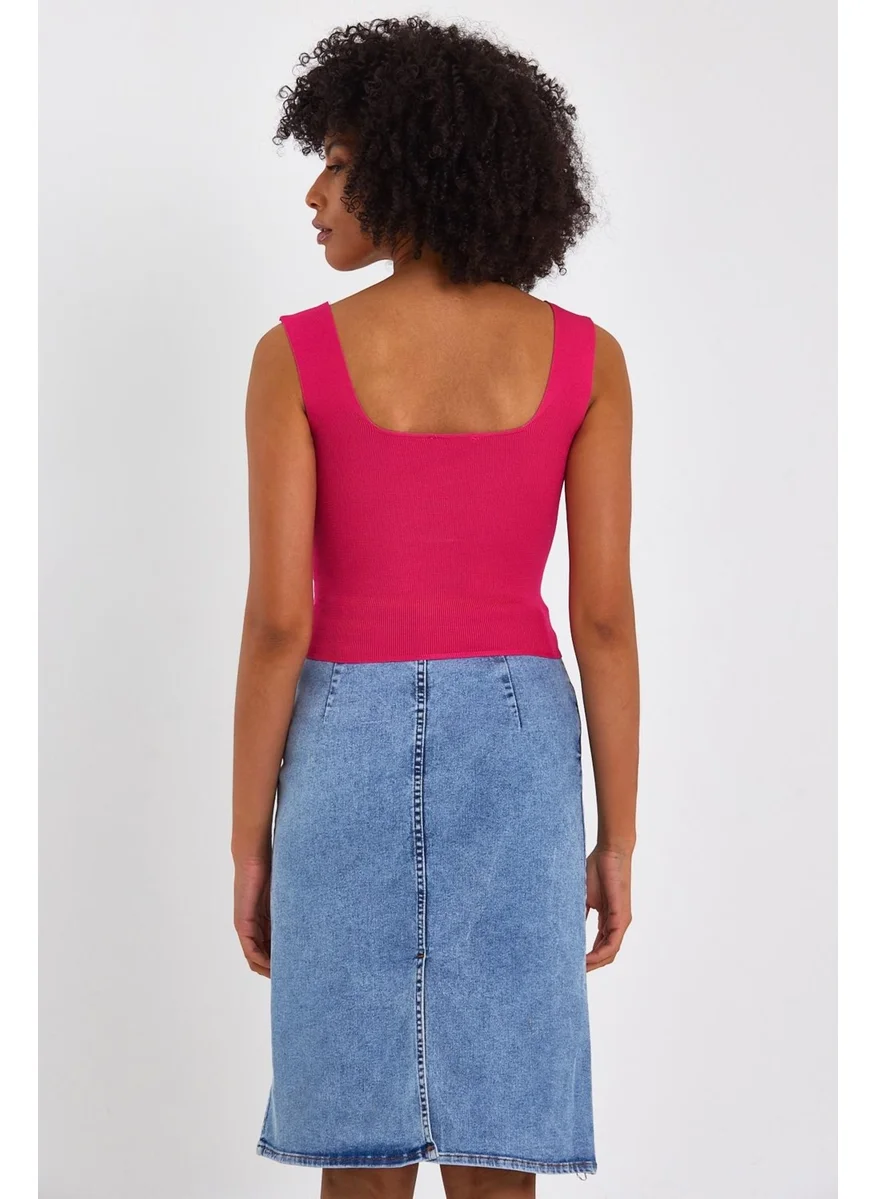 الكسندر جاردي Square Neck Crop Undershirt (A90779-S)