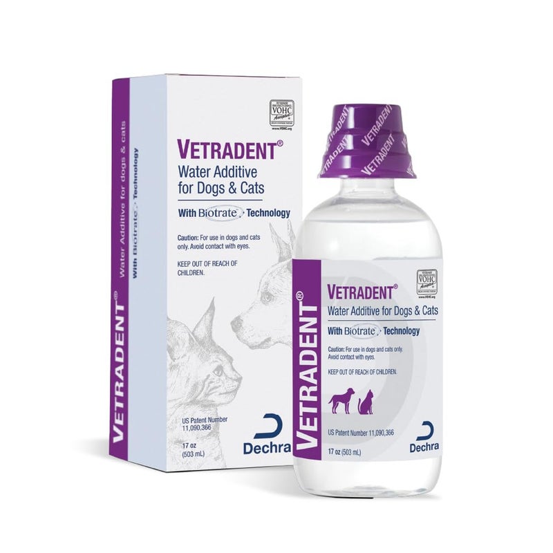 Vetradent® Water Additive for Dogs and Cats, 17 oz - Image 1