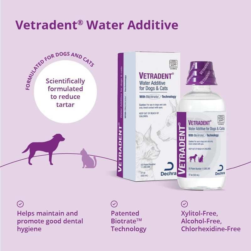 Vetradent® Water Additive for Dogs and Cats, 17 oz - Image 2
