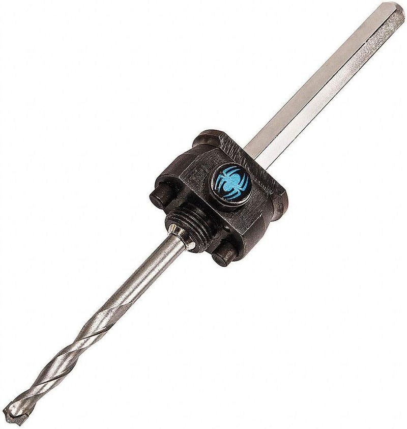 1/2in Hex 10 High Speed Steel Hole Saw Arbor - For Wood, Plastic, Metal.
