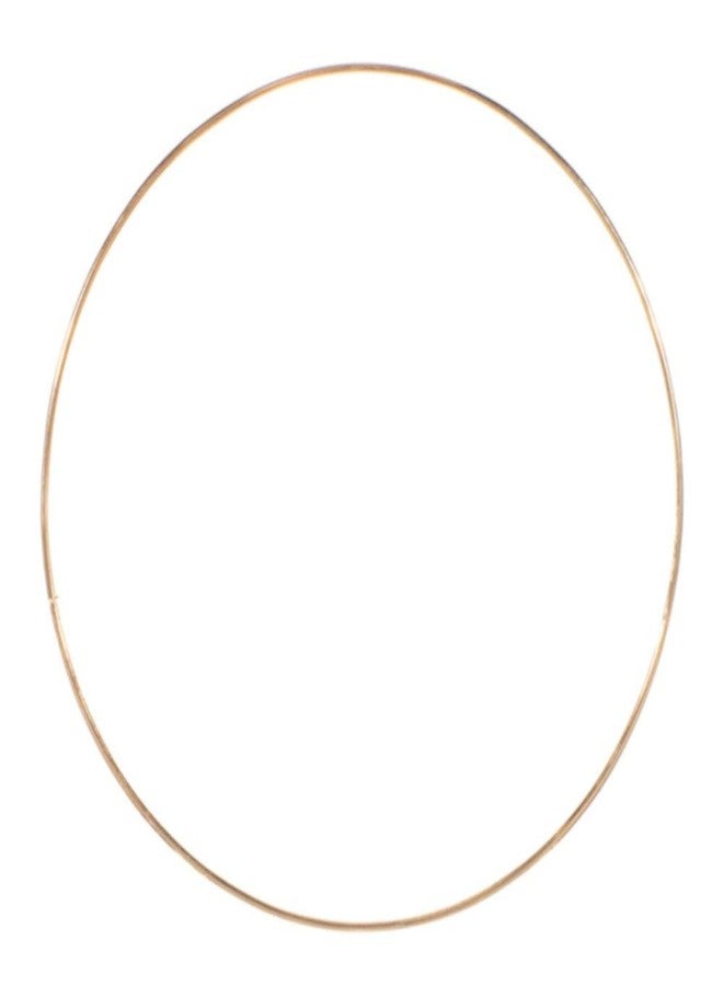 Craft County Golden Metal Ring Hoops for Dream Catchers, Macrame, and Wall Art (8 Inch, 2 Pack) - Image 1
