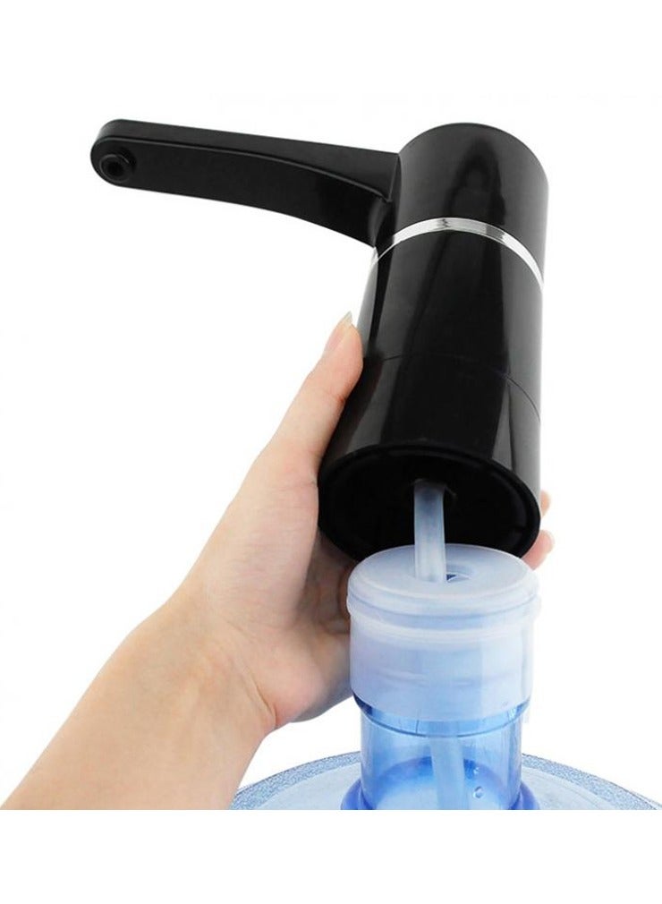 JIHAM مضخة موزع المياه لزجاجة سعة 5 جالون، مضخة مياه كهربائية محمولة بشحن USB، موزع متعدد الاستخدامات للمنزل والتخييم لزجاجات سعة 2-5 جالون - Image 4