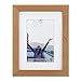 RPJC RPJC 6x8 Picture Frames Made of Solid Wood and High Definition Glass Display Pictures 4x6 with Mat or 6x8 Without Mat - Image 2