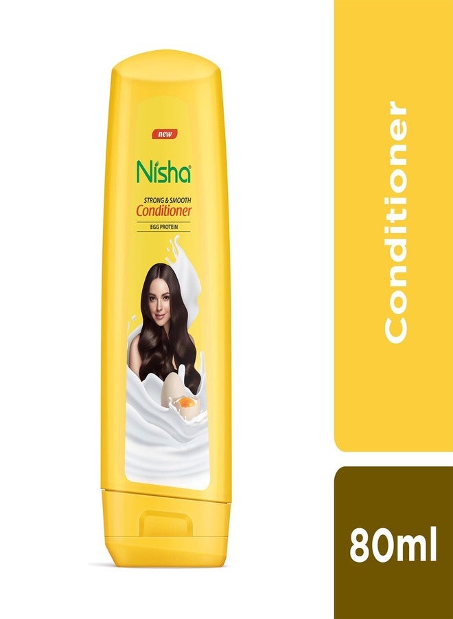 نيشا بلسم نيشا للشعر، ناعم، قوي، وجميل بشكل طبيعي (بروتين البيض، 80 مل (عبوة من 3)) - Image 3