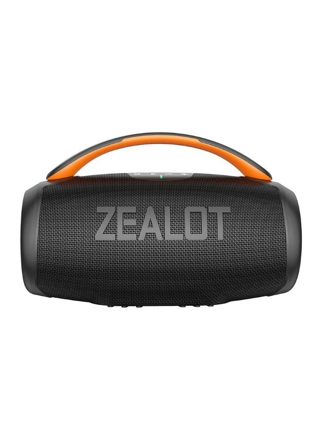 زيلوت مكبر صوت بلوتوث 100 واط ZEALOT P11 مكبر صوت محمول للهواء الطلق مقاوم للماء بدرجة IPX7 ببطارية 6000 مللي أمبير/ساعة ووقت تشغيل يصل إلى 24 ساعة مع صوت ستيريو قوي ونغمات منخفضة عميقة ومكبر صوت فرعي وضوء RGB مكبر صوت للحفلات الخارجية متوافق مع الهاتف الذكي والتابلت واللاب توب وPC والتلفاز - Image 5