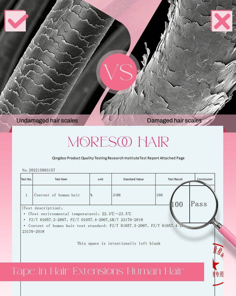 Moresoo Dark Brown Tape in Hair Extensions Human Hair Brown Hair Extensions Tape in Human Hair Seamless Glue in Extensions for Women Daily Wear 12 Inch #2 20pcs 30g - Image 4