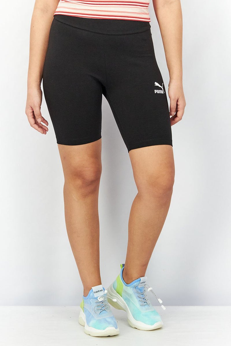 PUMA Women Sportswear Fit Classic Legging Shorts, Black  - Image 1